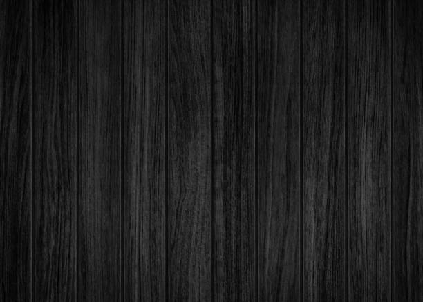 istock Black wood color texture horizontal for background. Surface light clean of table top view. Natural patterns for design art work and interior or exterior. Grunge old white wood board wall pattern 1352682742