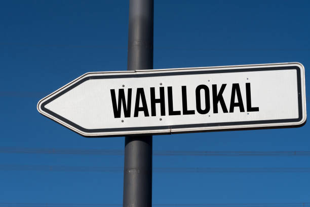 istock A sign indicating a polling station 1352682791