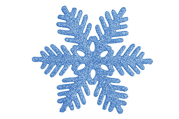 istock Decorative ornate gold-colored snowflake on white background 135268505