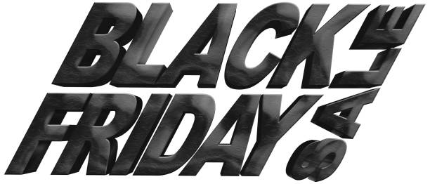 Restrained elegance banner for sales on Black Friday. Isolated black friday text. Isolated black friday text. Design home page sliders for black friday sales on white background. 3d illustration texto aislado del viernes negro. banner de elegancia comedida para las ventas en el black friday. cartel de venta del black friday. diseñe controles deslizantes de la página de inicio para las ventas del viernes negro sobre fondo blanco. ilustración 3d