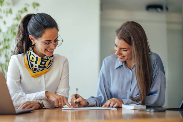 istock Two friends, starting a company together 1352689937