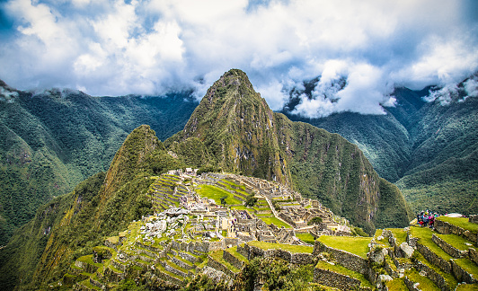 Ancient city of Machu Picchu in Peru. South America.