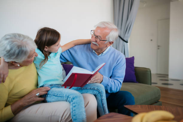 istock Retiress playing with child 1352698363