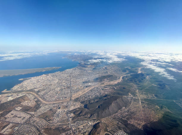 istock la paz baja california sur aerial view while landing 1352700199