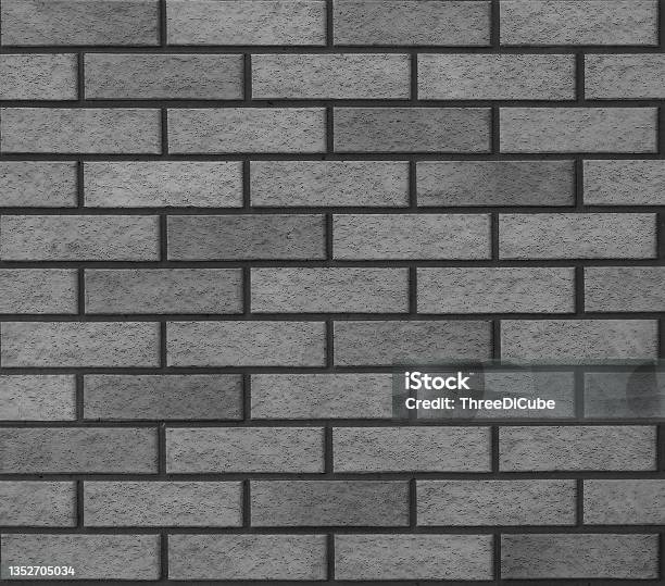 Bicolor Brick Bond Mixing And Matching Pattern Stock Photo - Download Image Now - Tessellation, Brick, Surrounding Wall