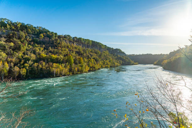 istock Niagara Glen park and Niagara River in Canada before Niagara Falls 1352709196