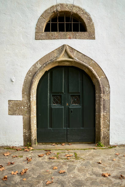 istock Wooden door. 1352710369