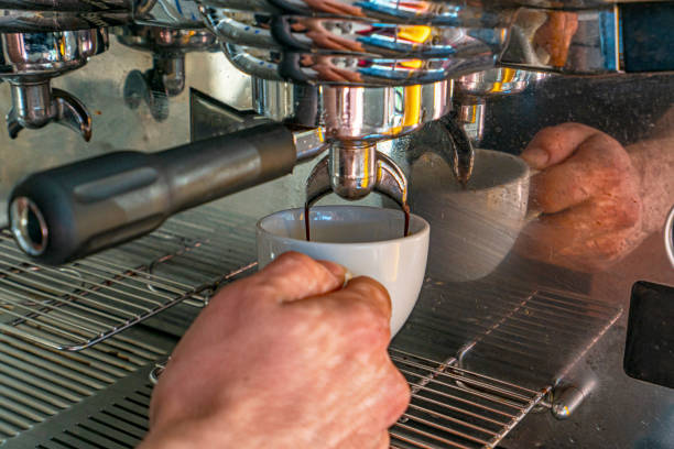 istock barista is preparing fresh coffee 1352716047