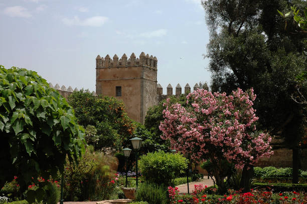 The Oudayas gardens in Rabat, Morocco