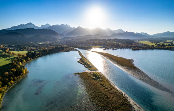 istock Lake Forggensee near Fuessen 1352720293