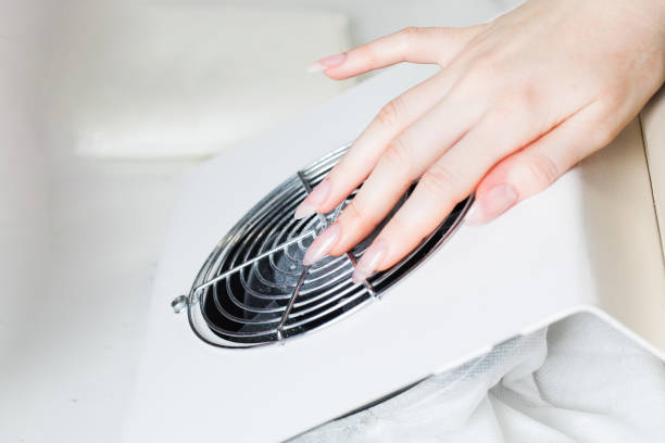 istock Beauty salon concept, nail salon. Hardware manicure. 1352729542