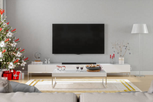 istock Christmas Living Room 1352735133