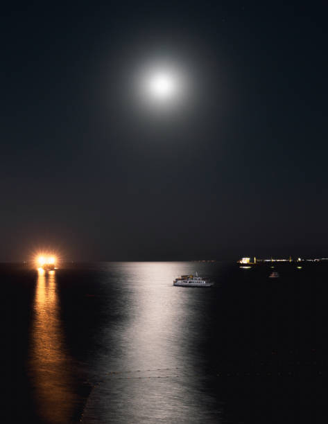 istock Moonlight at the Gulf of Aqaba 1352742925