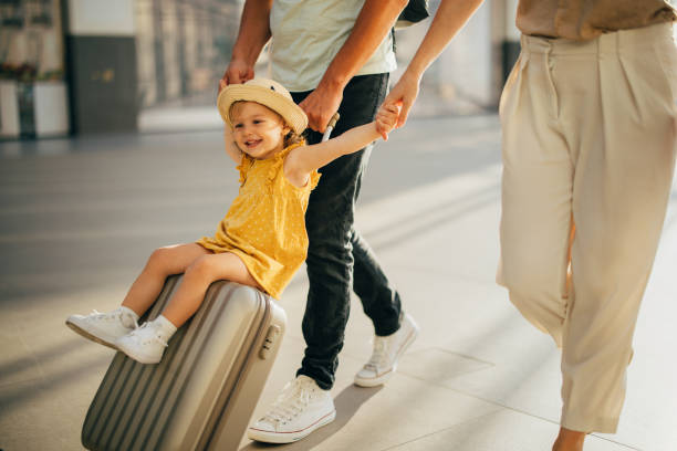 istock Young Family Having Fun Traveling Together 1352753101