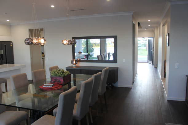 istock Dining room in large Australian house 1352760216