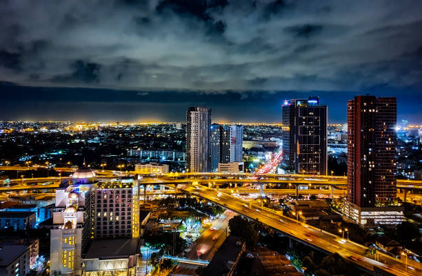 istock Bangkok City Skyline at Night 1352775393