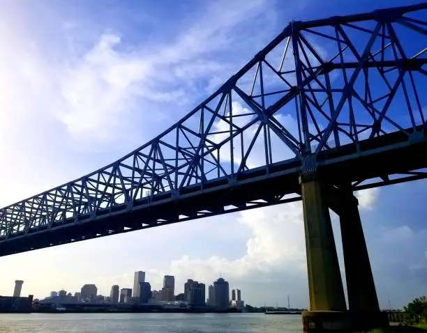 Photo of Mississippi River Bridge in New Orleans, LA