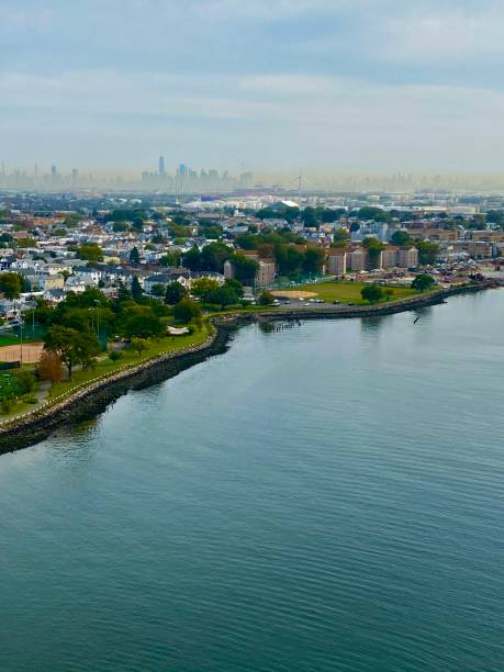 istock View of jersey shore from Bayonne bridge 1352779546