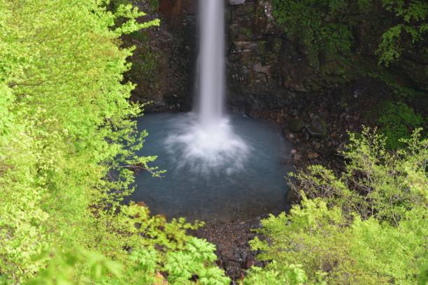 istock Blue water fall in Summer, Nasu, Tochigi, Japan 1352782199