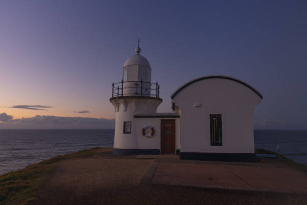 istock close view of tacking point lighthouse at dawn at port macquarie 1352785009