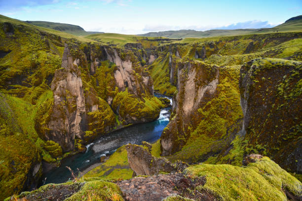 istock A green canyon in southern Iceland 1352788313