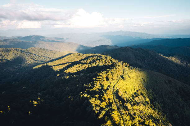 istock Scenic View Of Mountains Against Sky During Sunset 1352796585