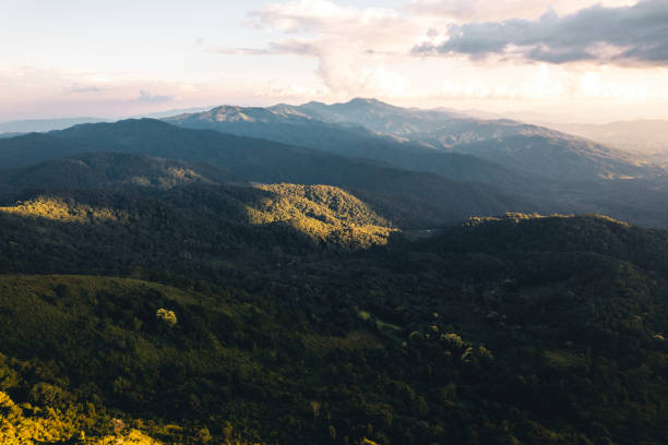 istock Scenic View Of Mountains Against Sky During Sunset 1352796676