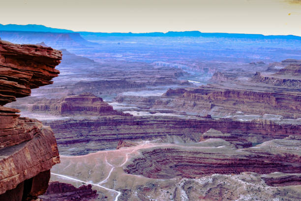 istock Sunrise over canyon lands 1352800702