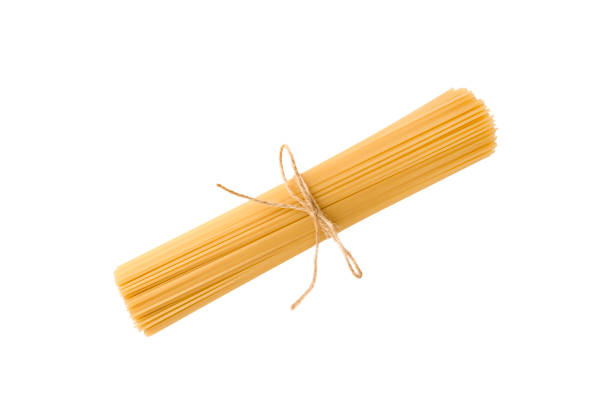 istock spaghetti tied with rope isolated on white background 1352815057
