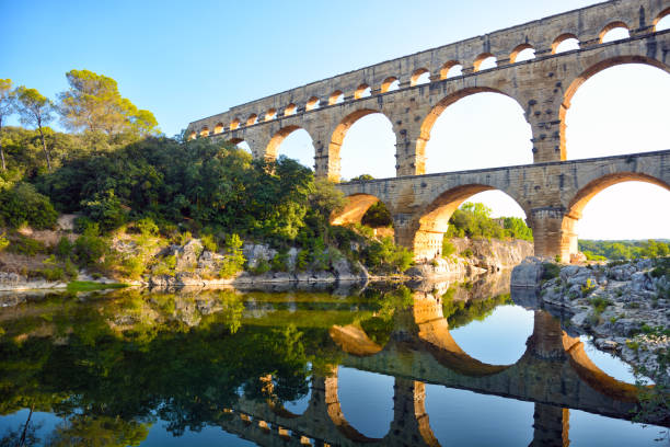 istock Pont du Gard over river Gardon, France 1352822896