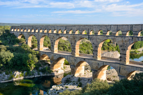 istock Pont du Gard over river Gardon, France 1352823037