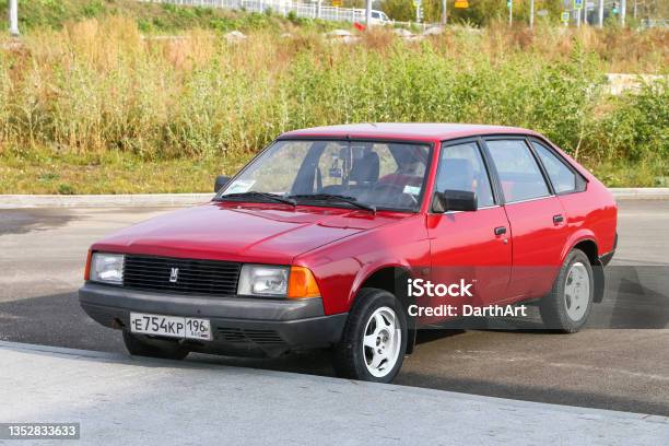Moskvich 2141 Aleko Stock Photo - Download Image Now - Car, Adulation, Aging Process