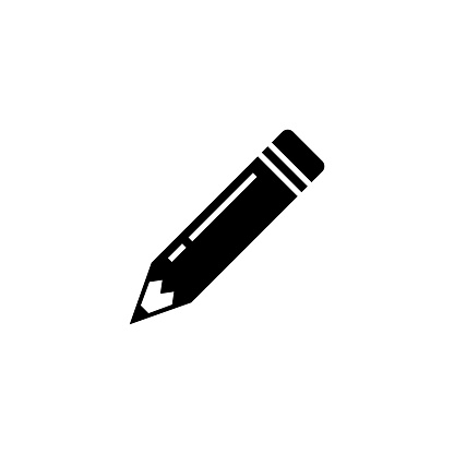 istock Pencil icon in trendy vector illustration 1352833834
