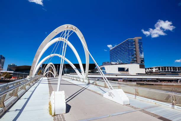 istock Seafarers Bridge in Melbourne Australia 1352840114