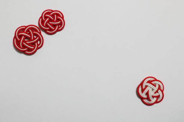 istock Handmade Japanese ornaments with copy space. 1352850902
