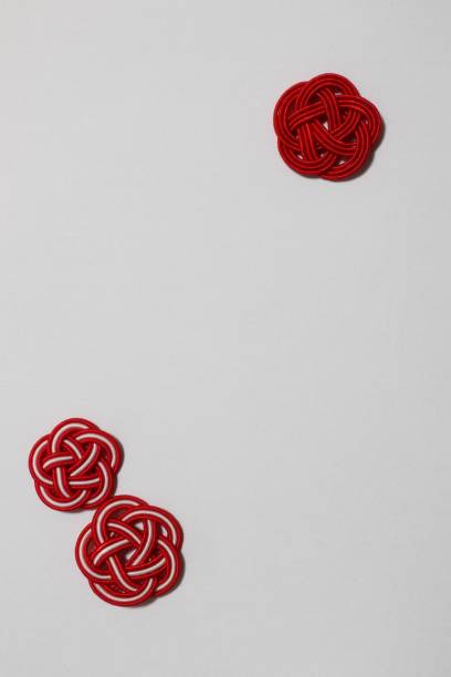 istock Handmade Japanese ornaments with copy space. 1352850904