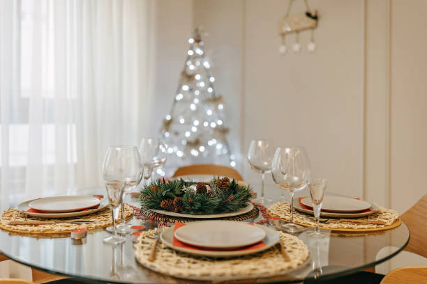 istock Apartment decorated for Christmas and New Year 1352855242