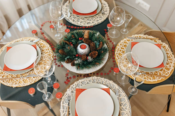 istock Apartment decorated for Christmas and New Year 1352855248