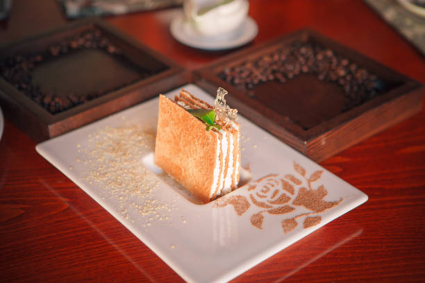 tiramisu cake on a plate