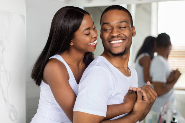 2,200+ Black Couple In Bathroom Stock Photos, Pictures & Royalty-Free  Images - iStock