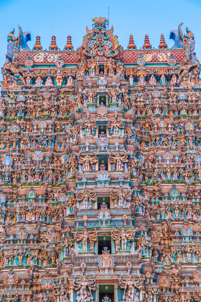 A view of Madurai Meenakshi Amman Temple