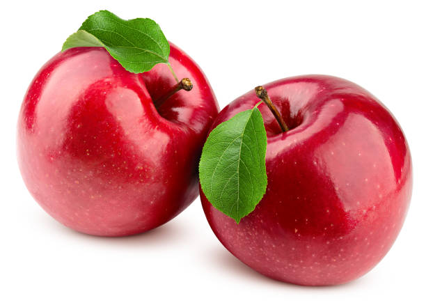 istock Red apple isolated on white background, clipping path, full depth of field 1352875791