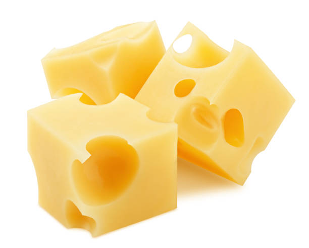 istock cheese cube, isolated on white background, clipping path, full depth of field 1352875818