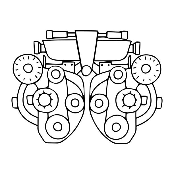 Optometry Draw Optometrist Drawing Illustrations, Royalty-Free Vector Graphics & Clip ...