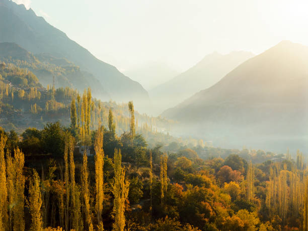 istock Himalayas mountains  in autumn 1352883544