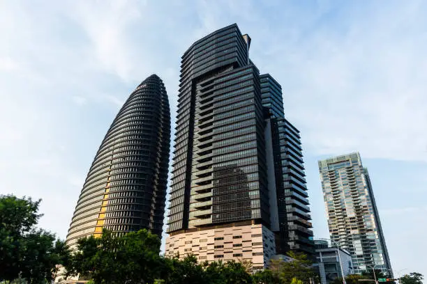 Photo of Morning view of the cityscape in Taichung Taiwan