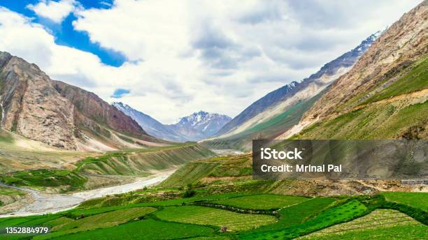 The Beautiful View Of Pin Valley And Pin River Pin Valley National Park Stock Photo - Download Image Now