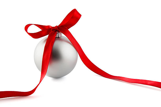 istock christmas ball with red ribbon 135288527