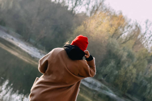 istock Woman sating on the morning park 1352888373