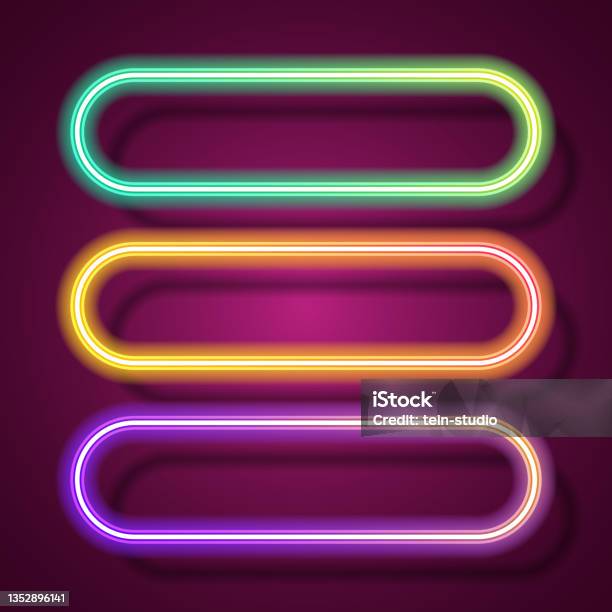 Simple Rectangular Rounded Banner Rounded Rectangle Banner Set Rounded Rectangle Frame Set Gradient Of ...